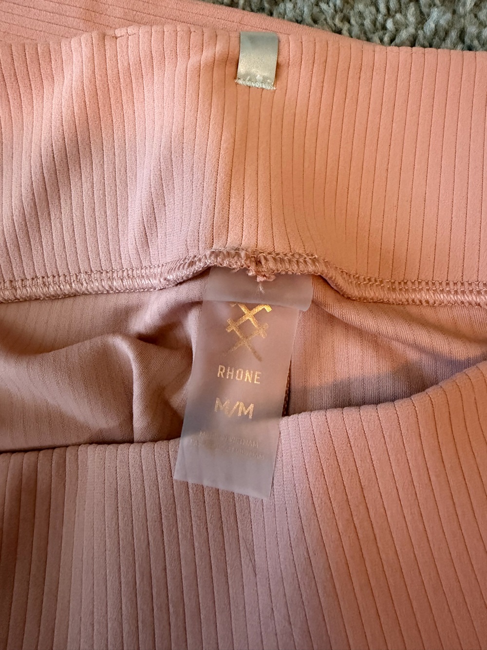 RHONE Coral Ribbed Active Top - Picture 4 of 4